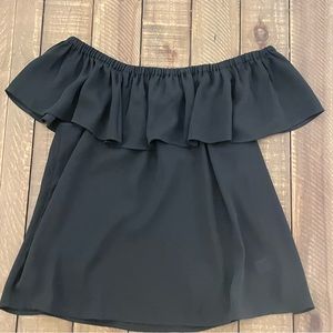Black Express off the shoulder top